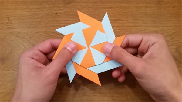 Hướng dẫn làm phi tiêu Ninja Star - Origami